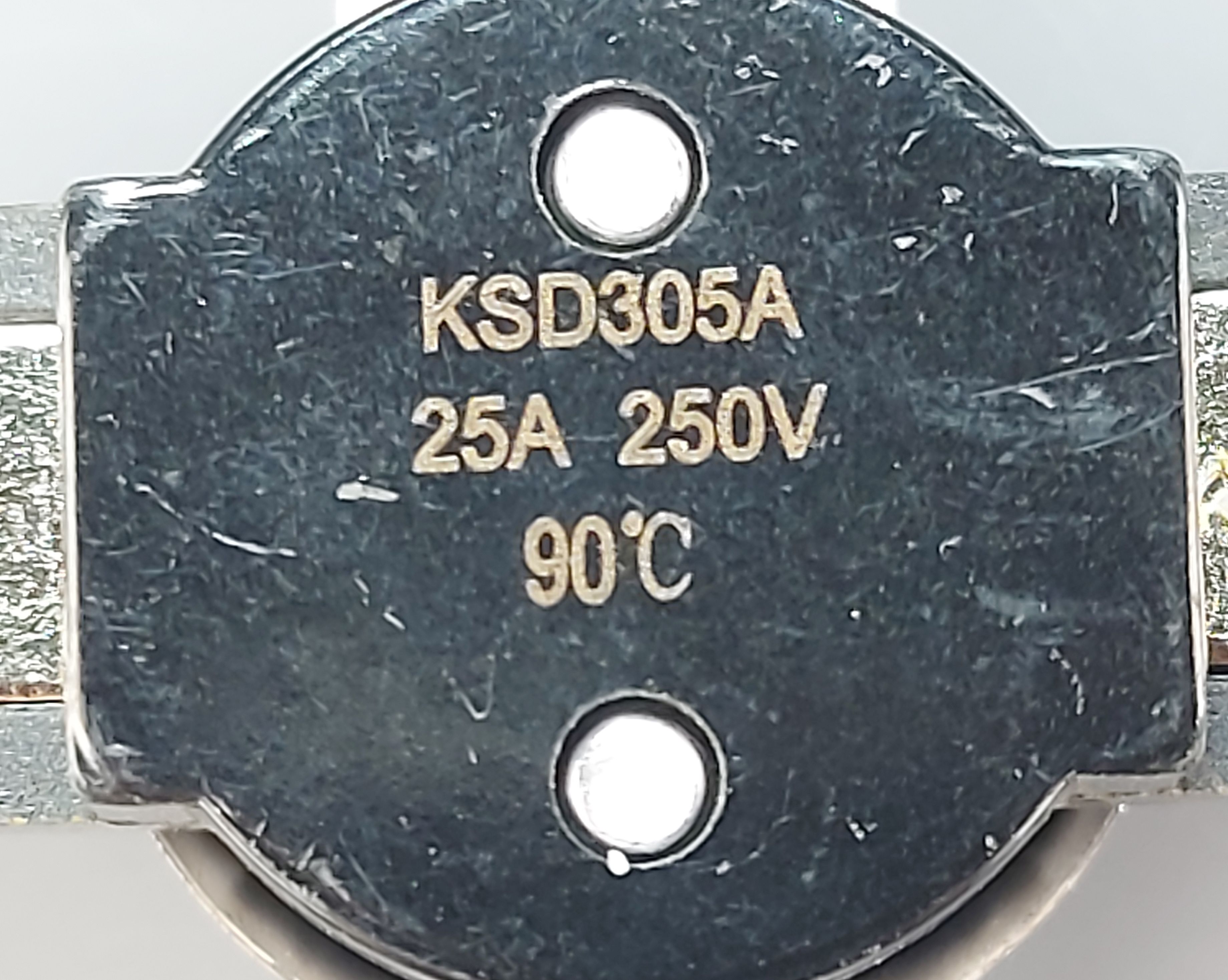 Термостат биметаллический KSD305A090CFA 90*C 25A/250В
