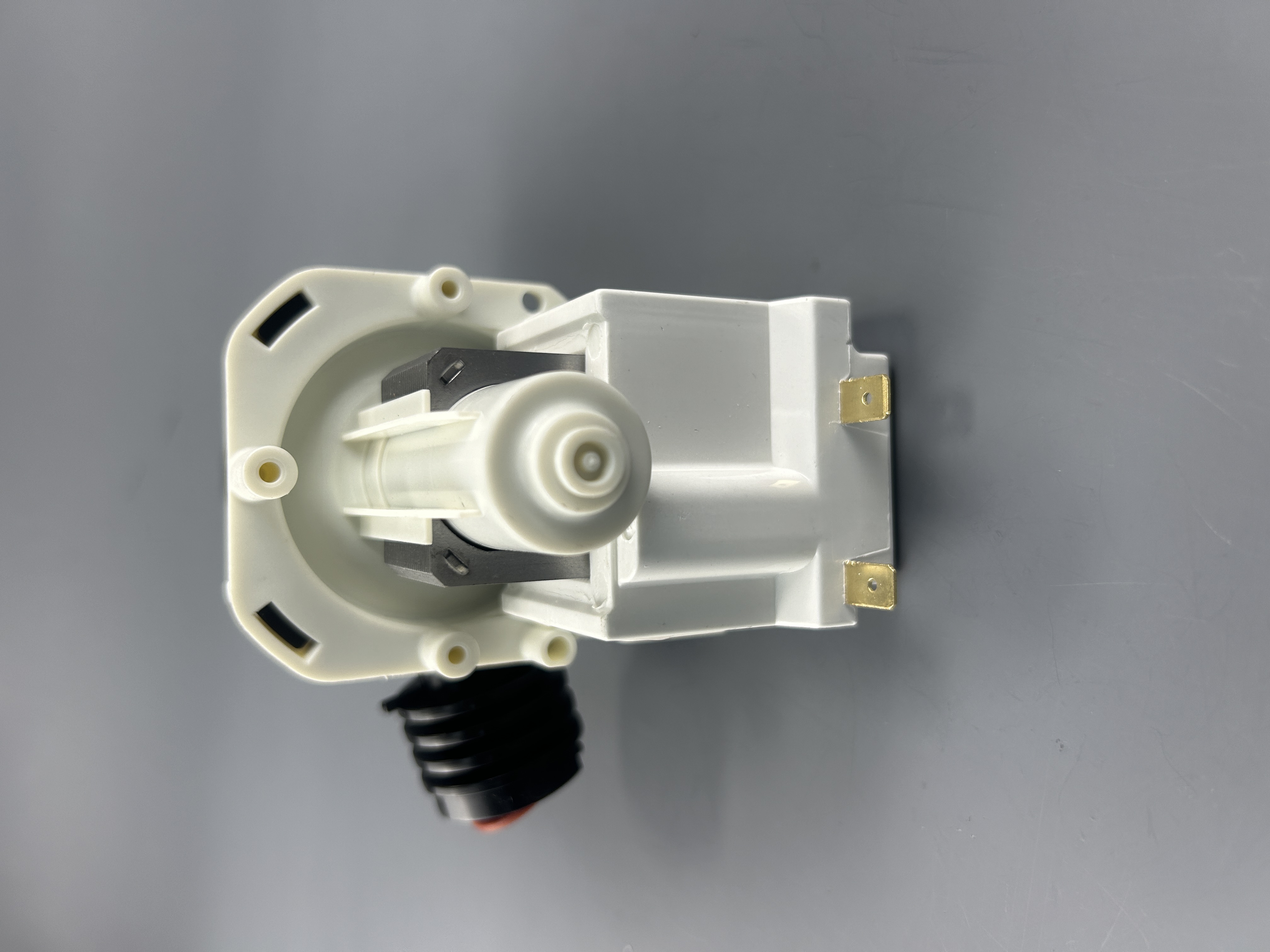 Насос посудомоечной машины 3 защелки Leili BPX2-28L 30W с улиткой, клеммы назад