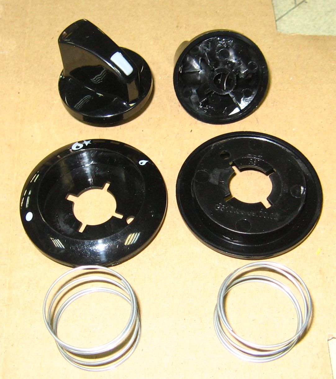 Hansa ручка в сборе (черная) (HANSA 9012684)