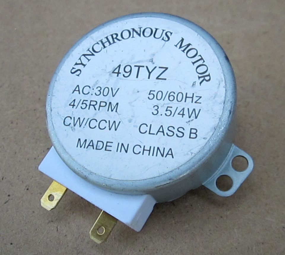 Мотор тарелки для микроволновой печи 30V 49TYZ