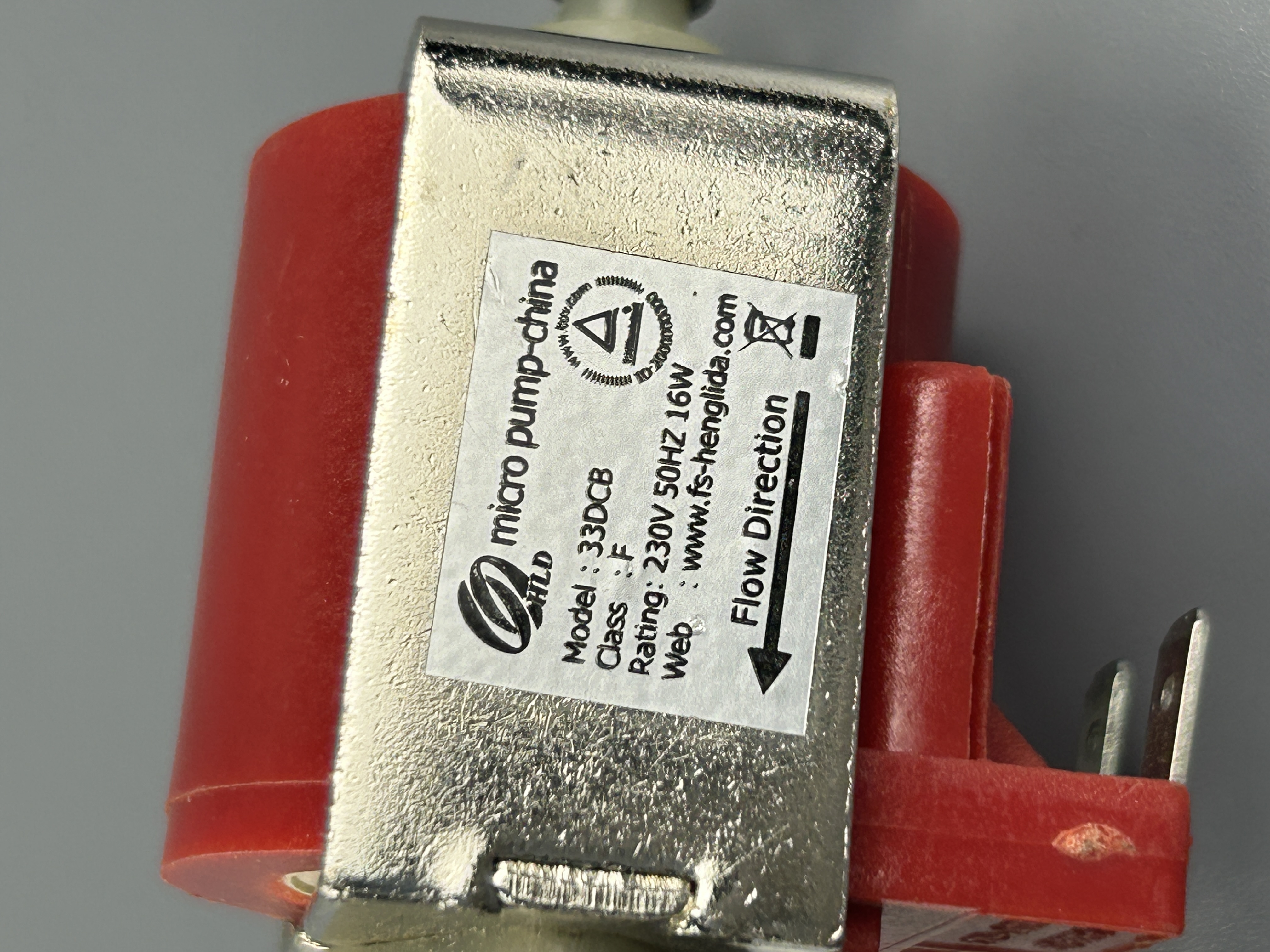 Насос (помпа) 16W 220V 33DCB для кофемашин