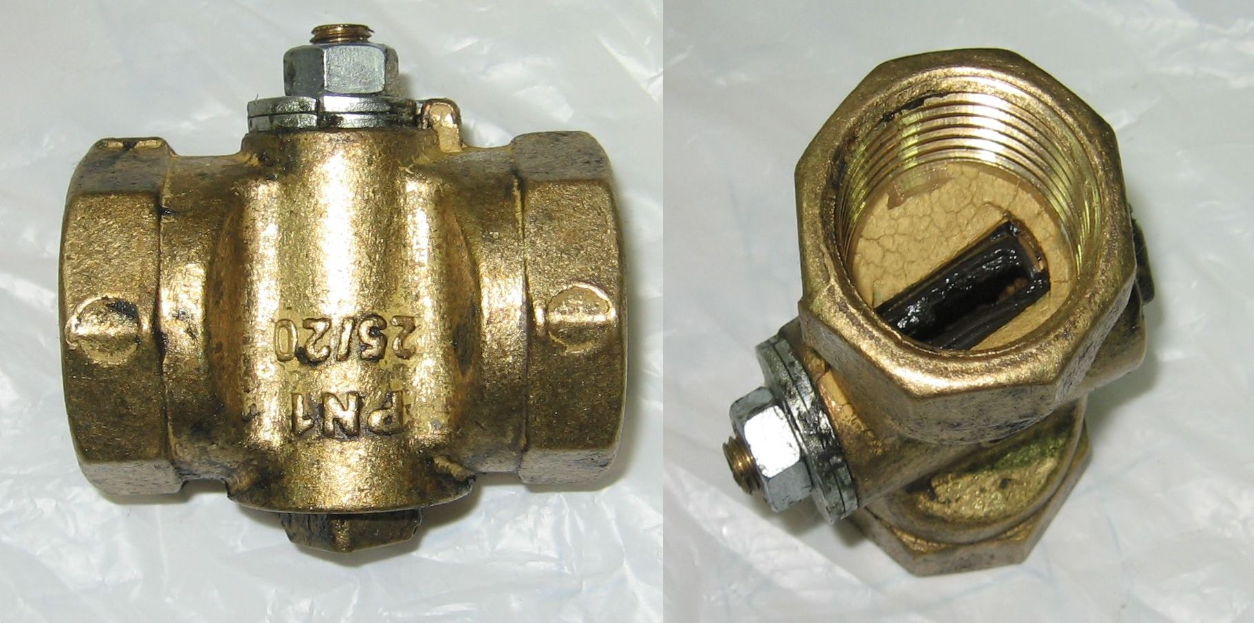 Кран газовый пробковый ДУ-25 11Б39бк (02030605)