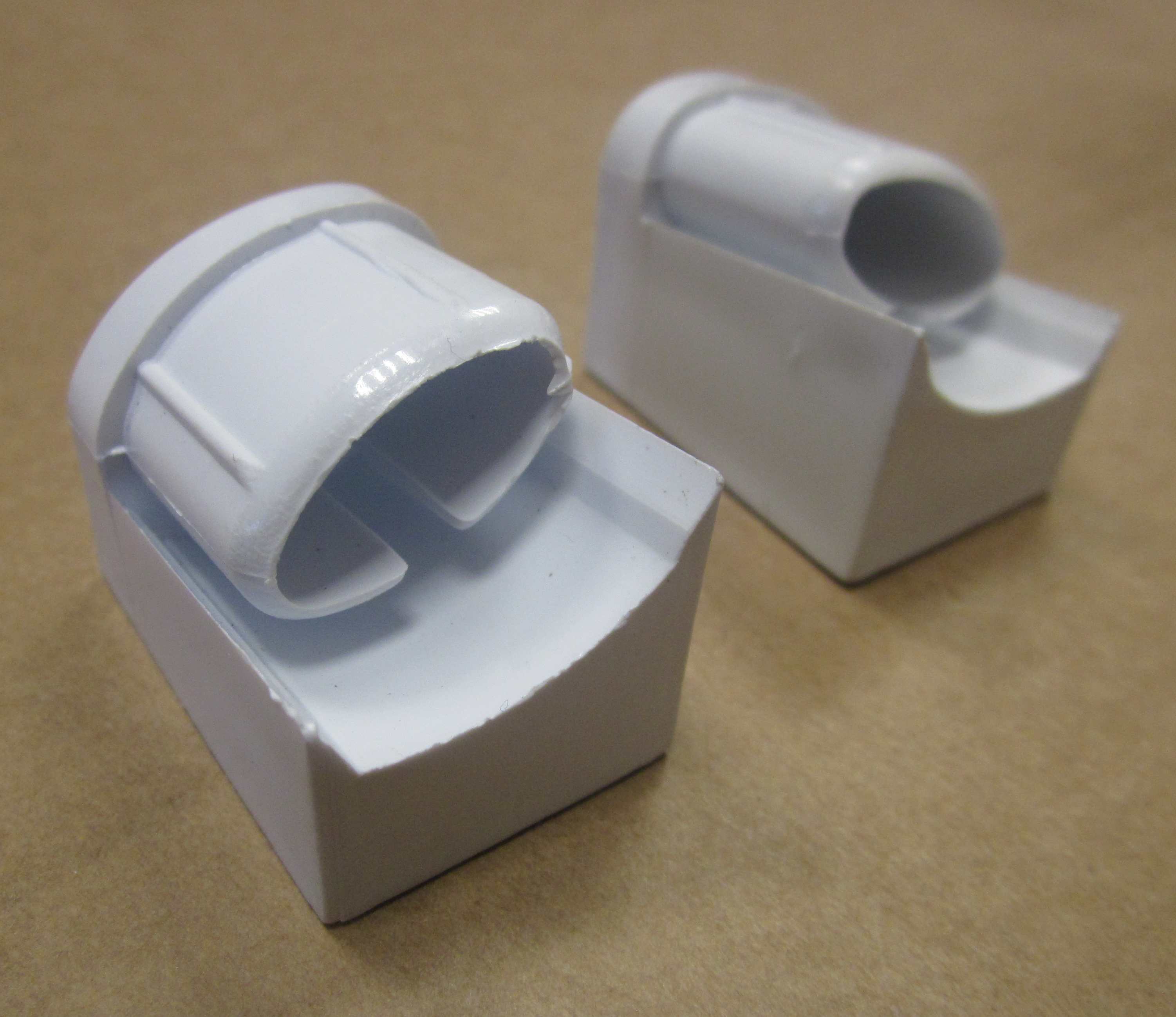 Дарина / DARINA Крепление ручки духовки мод. GM441 (пара), белое (01041645)