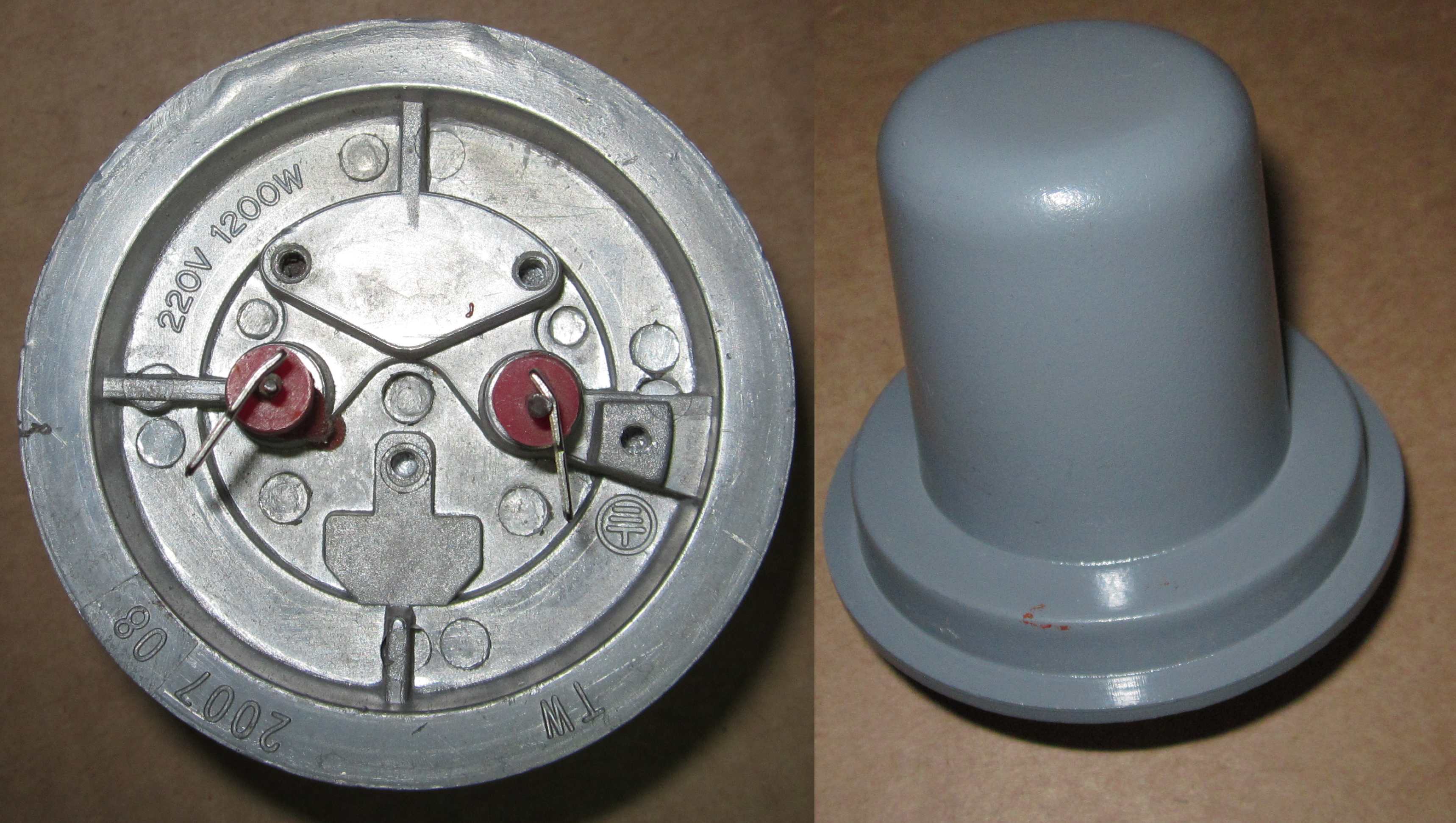 ТЭН пароварки 800W d74mm (TP001 / TP-001)
