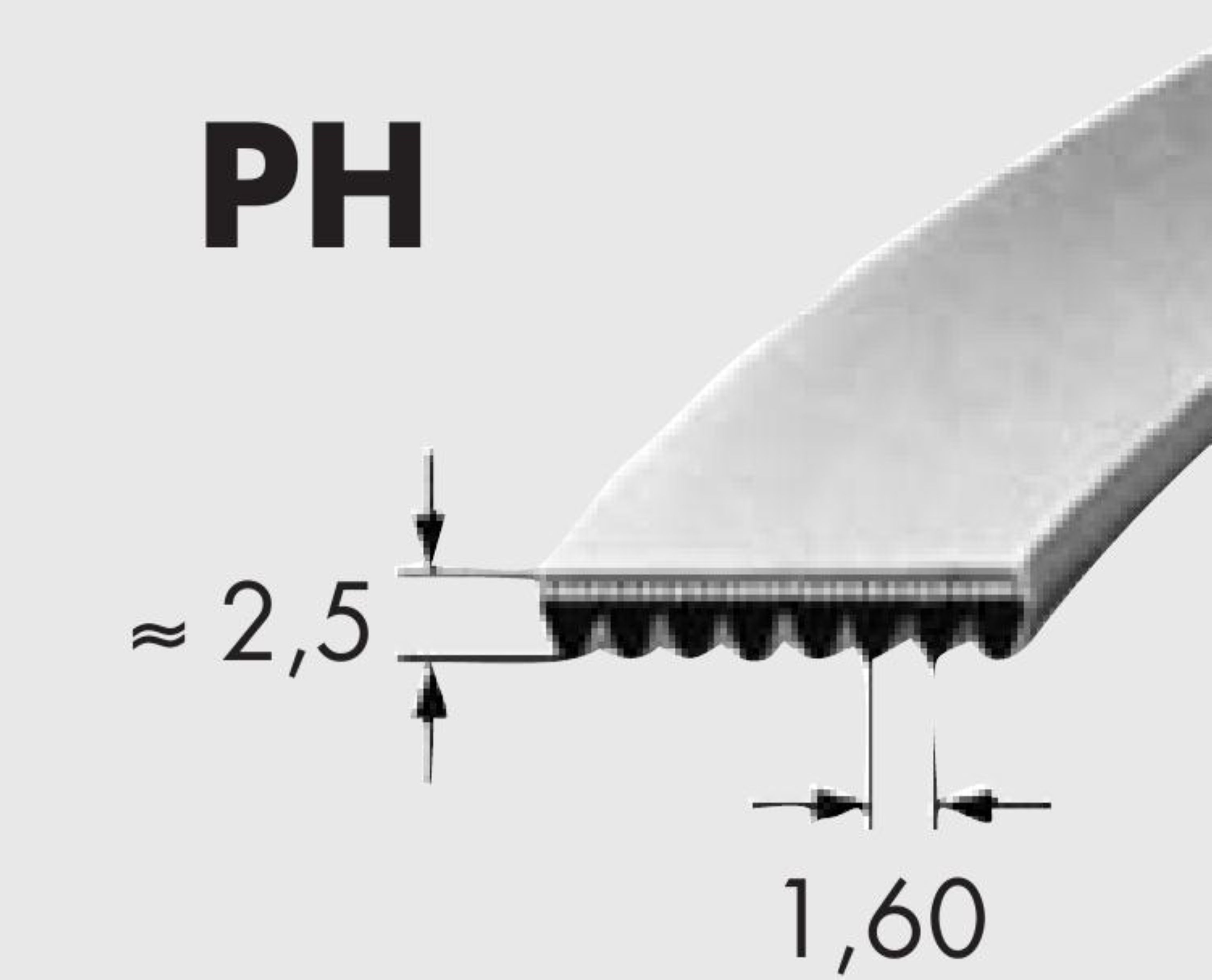 Ремень поликлиновый 1061 H8 (EL1061H8 / 8EPH1061) BELT (MERLONI 082812)