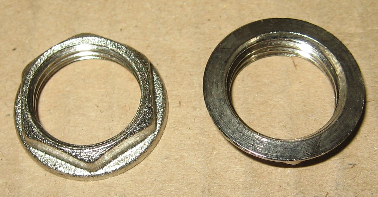 Контрогайка 1/2" с ребордой (латунь) (04532)