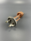 ТЭН фланец RF D64 3000W без анода (витой), медный с прокладкой
