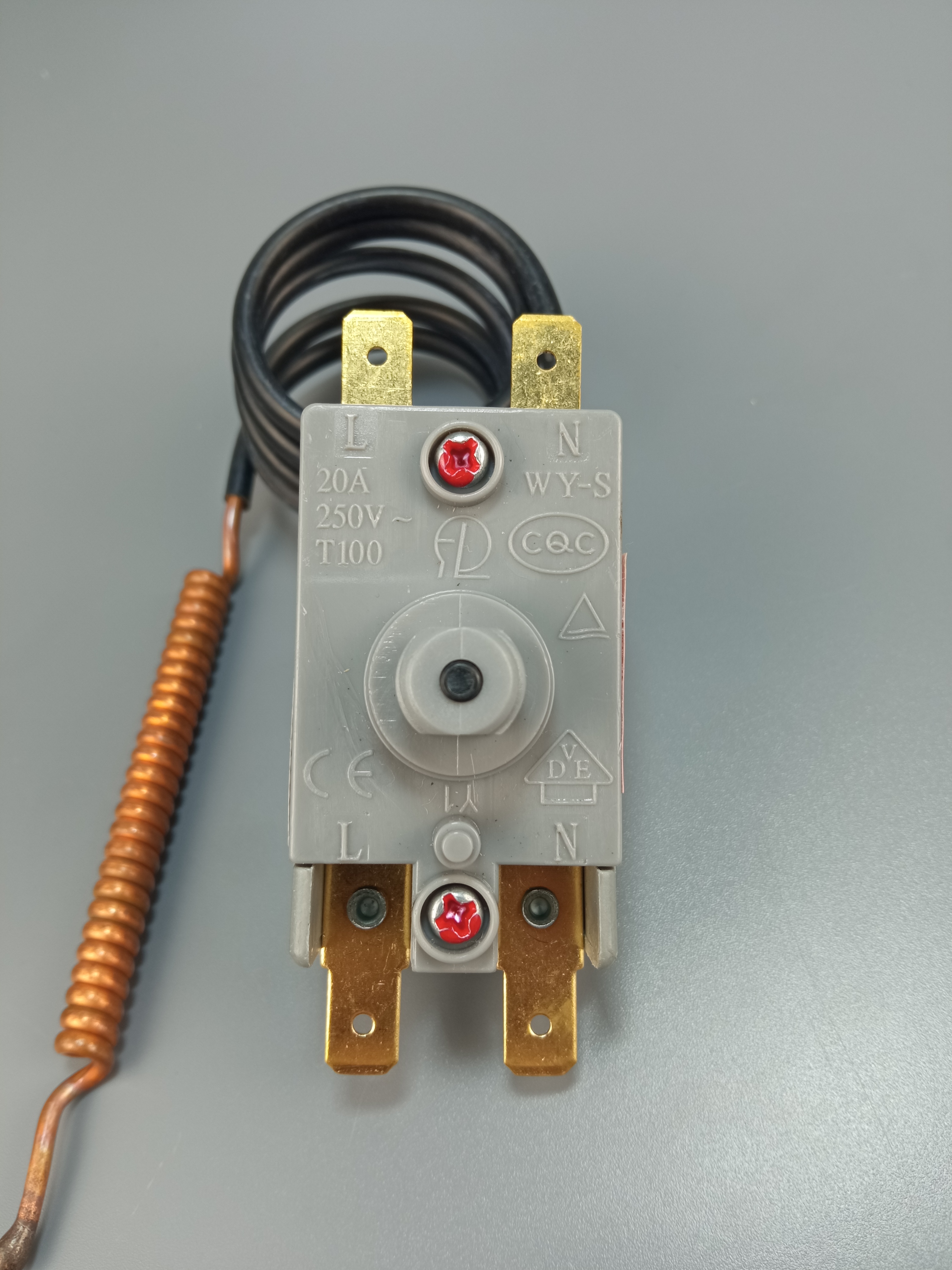 Термопредохранитель водонагревателя капиллярный WY-S95G11 95C L-600 мм