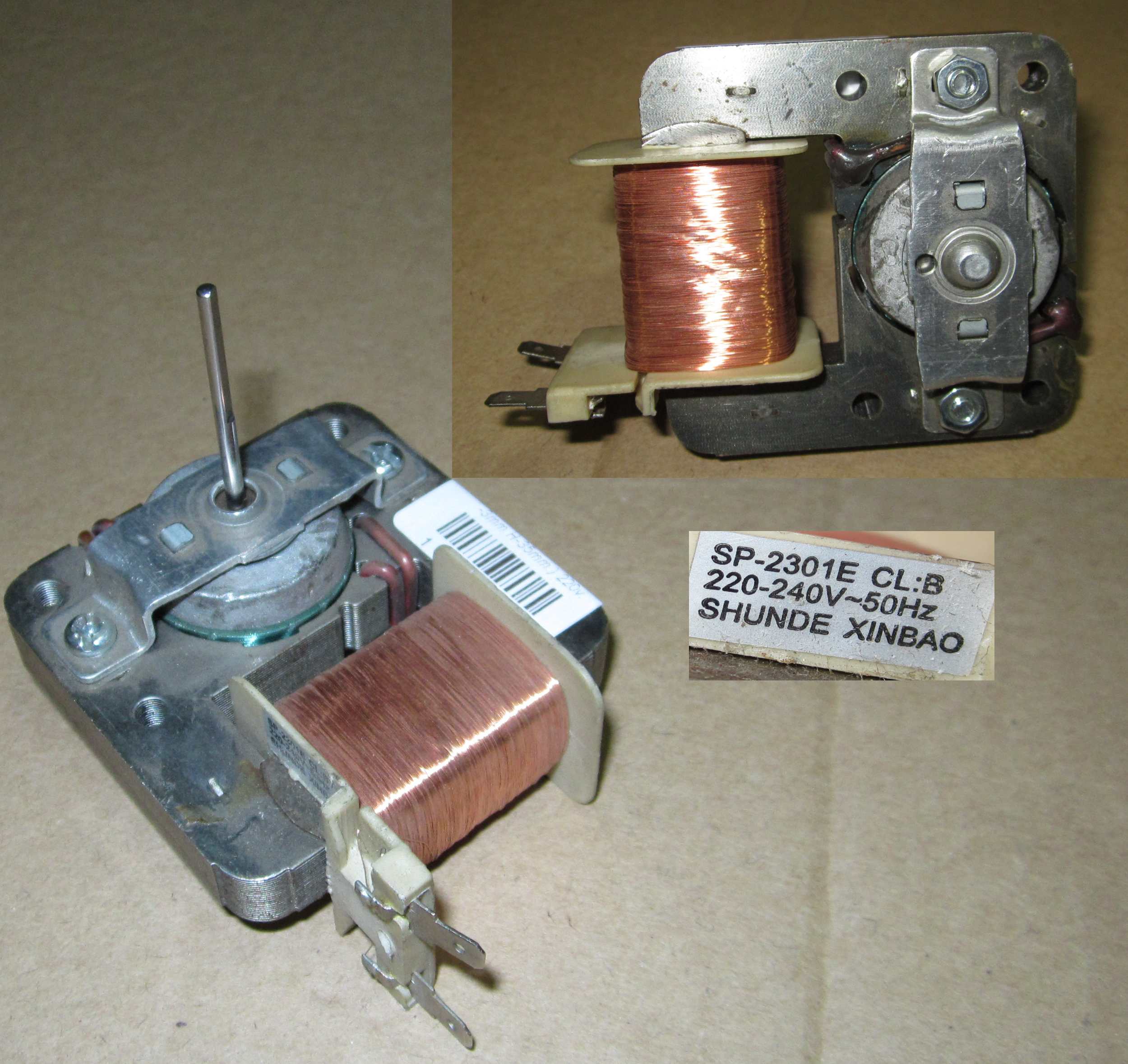 Двигатель вентилятора для микроволновой печи SVCH019 (YZ-E6120-M51D)