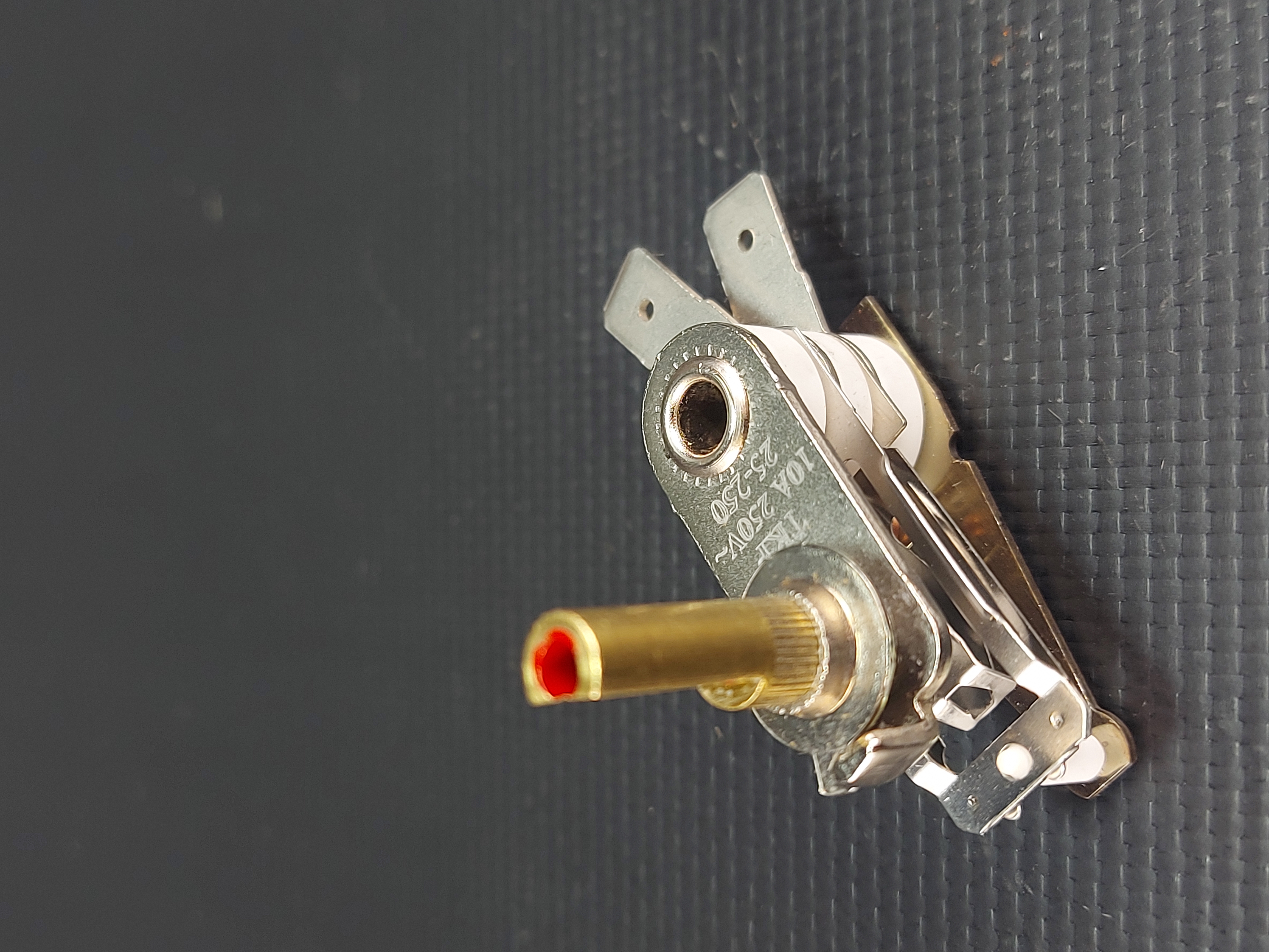 Биметаллический регулируемый термостат 25-250С ТКР-4 16A/250V