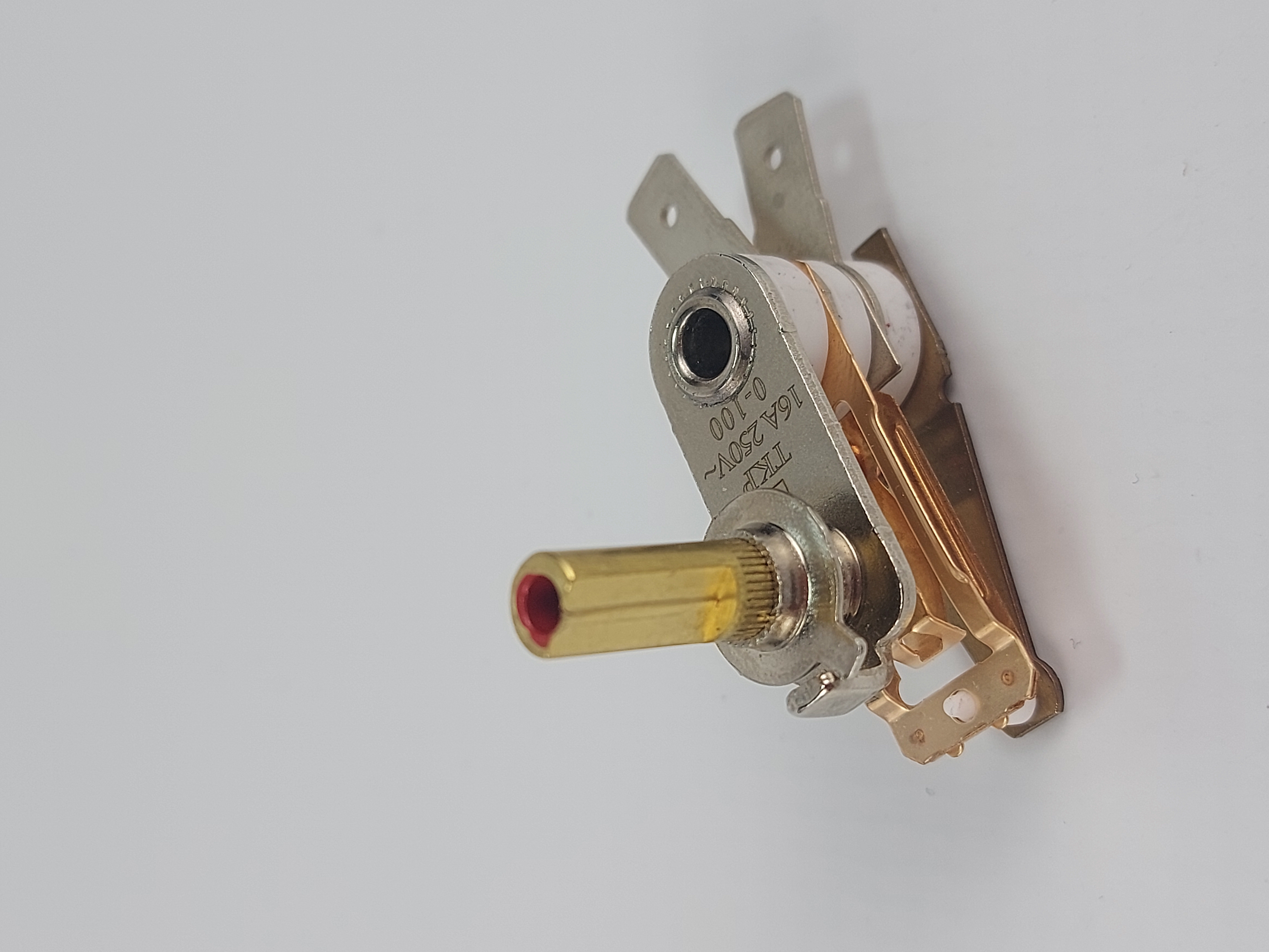 Биметаллический регулируемый термостат 0-100С ТКР-2 16A/250V