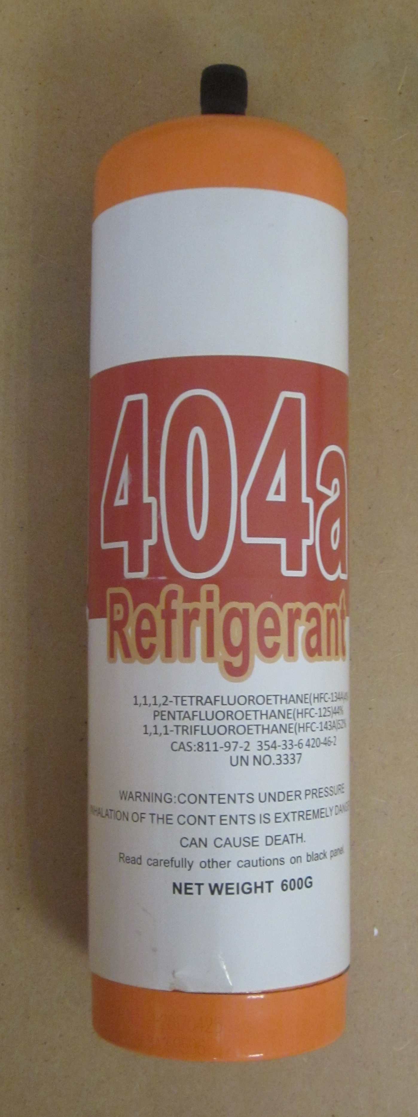 Фреон / Refrigerant R-404a (0,65кг.) (с клапаном)