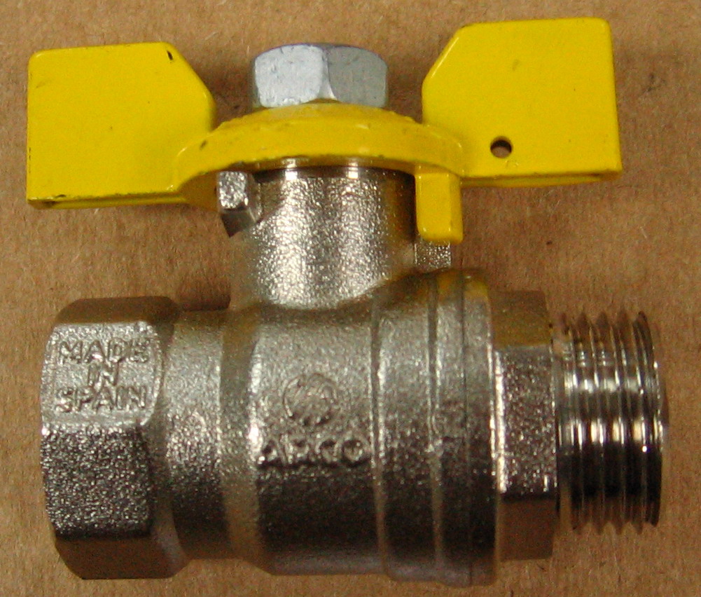 Кран газовый ARCO 1/2" г/ш (бабочка) /RU006/ (03073У)