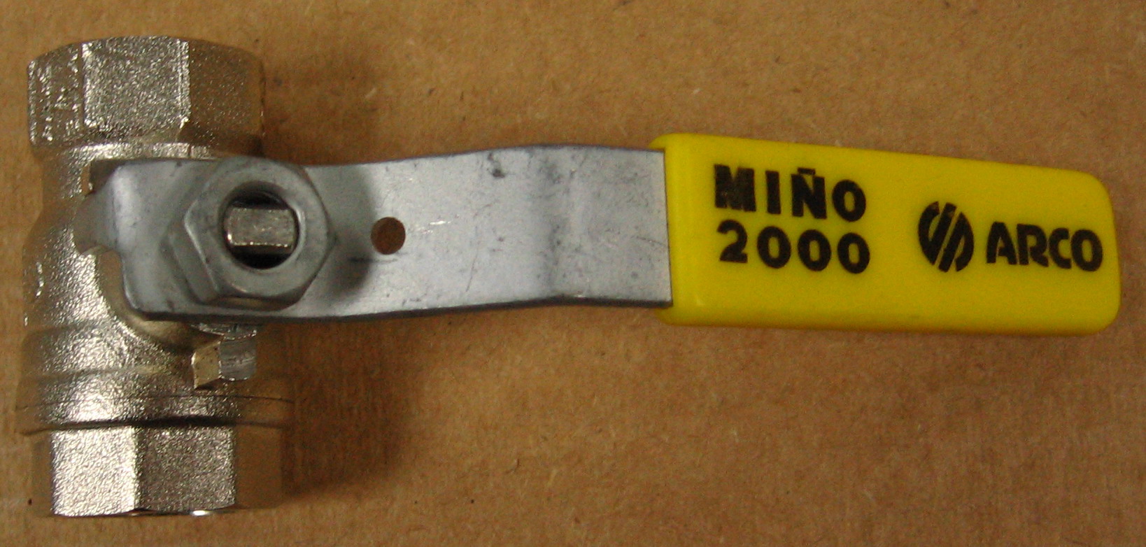 Кран газовый ARCO 1/2" г/г (ручка) /RU001/ (03070У)