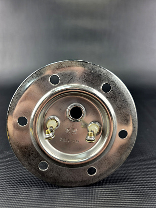 ТЭН фланец RF D112 2000W спираль, нержавейка, с прокладкой, под 6 болтов
