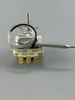 Термостат капиллярный регулируемый 30-85С WK-R33A 16A 380V L-1000 мм