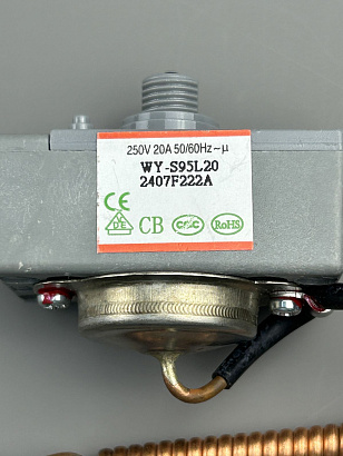Термопредохранитель водонагревателя капиллярный WY-S95L20 95C L-500 мм