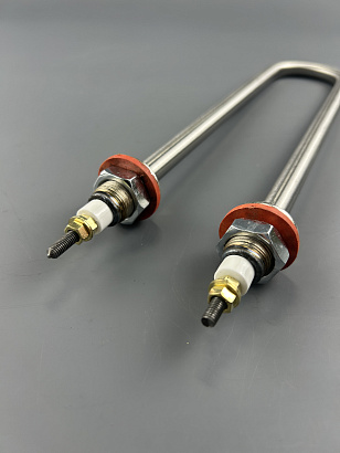 ТЭН водяной 2,0 кВт 220В М17 нержавейка U-образный L-255 мм