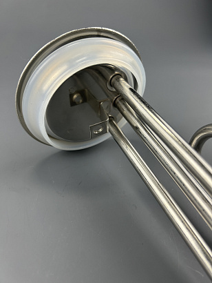 ТЭН фланец RF D92/2000W/М6 Г-образный, нержавейка 