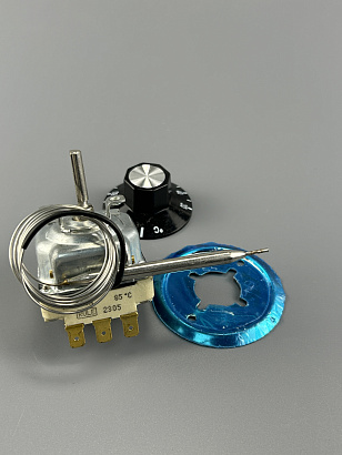 Термостат капиллярный регулируемый 30-85С WK-R33A 16A 380V L-1000 мм