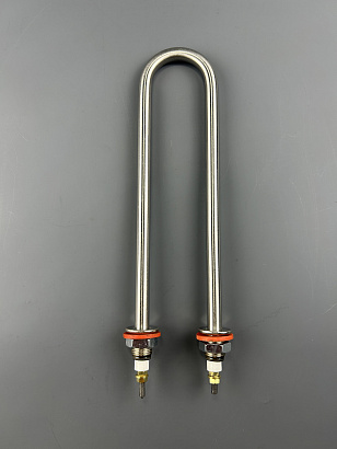 ТЭН водяной 2,0 кВт 220В М17 нержавейка U-образный L-255 мм