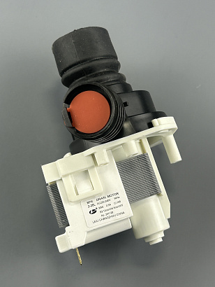 Насос посудомоечной машины 3 защелки Leili BPX2-28L 30W с улиткой, клеммы назад