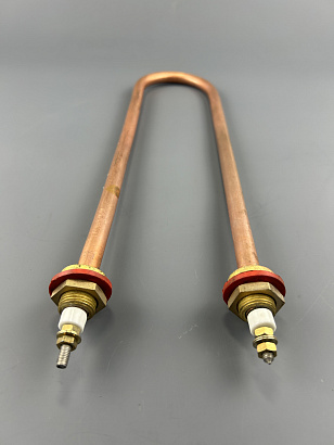 ТЭН водяной 3,0 кВт 3800В М18 медь U-образный L-315 мм