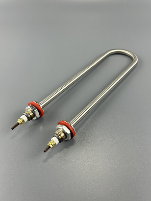 ТЭН водяной 2,0 кВт 220В М15 нержавейка U-образный L-237 мм