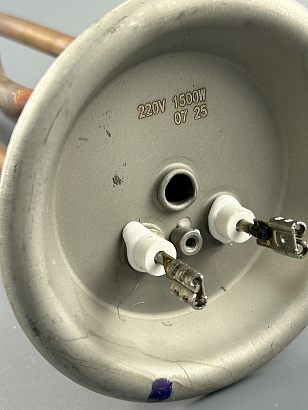 ТЭН фланец RF D92/1500W/М6 медный, верт. в/з 17451000000783