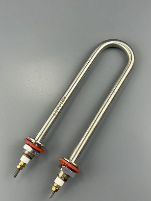 ТЭН водяной 1,0 кВт 220В М17 нержавейка U-образный L-200 мм