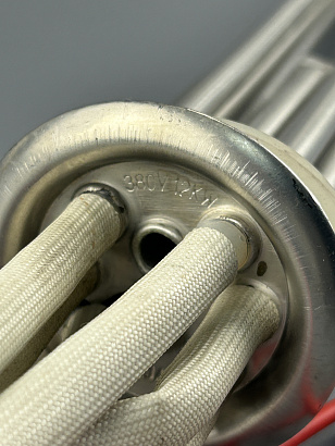 ТЭН фланец RF D64 12000W 380V нержавейка с прокладкой