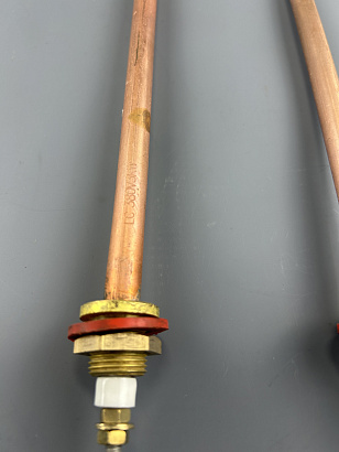 ТЭН водяной 3,0 кВт 3800В М18 медь U-образный L-315 мм