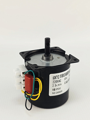 Мотор-редуктор универсальный 60KTYZ 220V 14W 2,5rpm 0,56mF