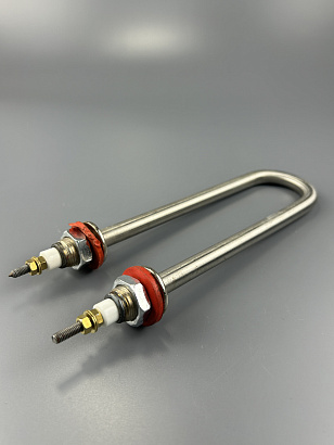 ТЭН водяной 1,0 кВт 220В М17 нержавейка U-образный L-200 мм