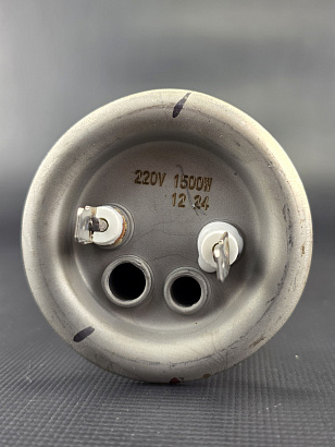 ТЭН фланец RF D64 1500W М6 скрепка, медный, для Polaris