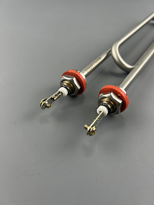 ТЭН водяной 1,5 кВт 220В М14 нержавейка "скрепка" L-244 мм