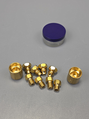 Комплект сопел (форсунок) М6x0,75 Дарина GM 141, 241, 341 с термостатом, под сжиженный газ ВДГО