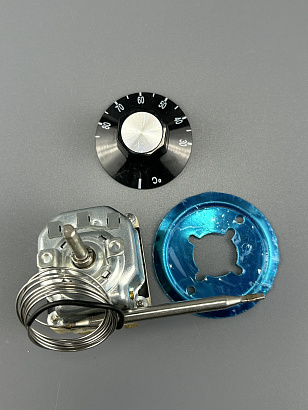 Термостат капиллярный регулируемый 30-85С WK-R33A 16A 380V L-1000 мм