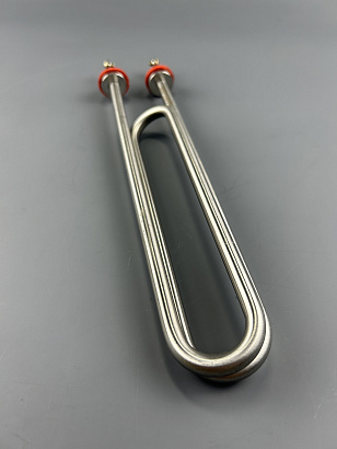 ТЭН водяной 1,5 кВт 220В М14 нержавейка "скрепка" L-244 мм