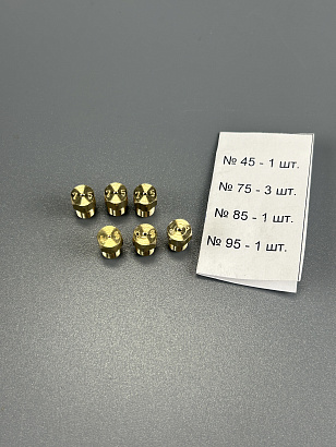 Комплект сопел (форсунок) М6x0,75 Gefest-5 (с 2009 г.) под сжиженный газ