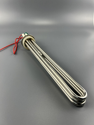 ТЭН фланец RF D64 12000W 380V нержавейка с прокладкой