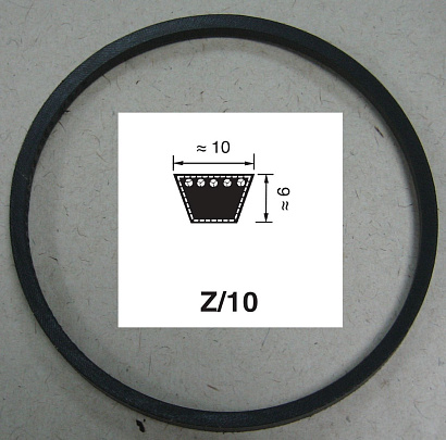 Ремень клиновой профиль Z (0) - 1350 Lp / 1330 Li